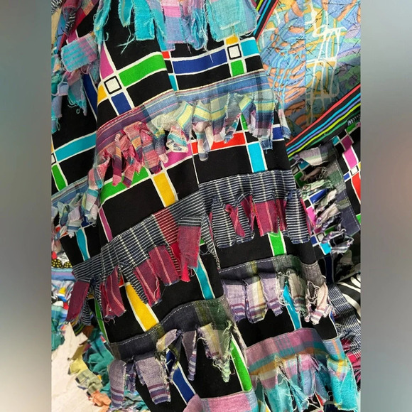 Vintage Rare 90s Paula Sweet Muslin Mink Floral Jacket Size 2XL - Super Funky - Picture 6 of 13